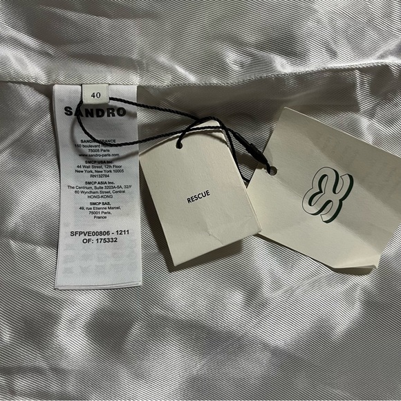 NWT Sandro Tan Oversized Blazer Jacket - Picture 15 of 16